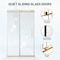 Anzzi 48in Reversible Frameless Sliding Glass Shower Door w/ Soft-Close System and Brushed Gold Finish SD-AZ20-01BG - alternate 2