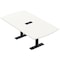 Skutchi Designs 7ft Conference Table W/ Power Unit | 6 Person Modular Arc Rectangle Meeting Table | Harmony Series HAR-AREC-48X84-T.BK-W960-EBLK - alternate 1