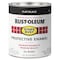 Rust-Oleum Interior/Exterior Paint, Flat, Black, 1 qt 7776502 - alternate 1