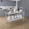 Amgood 36 in. x 60 in. Stainless Steel Table, Metal Utility Kitchen Prep Work Table, NSF AMG WT-3660-Z - alternate 2