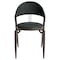 Leisuremod Venice Collection Modern Dining Chair In Black VC49BL - alternate 3