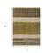Homeroots 3' X 5' Coffee Ivory And Gray Abstract Washable Indoor Outdoor Area Rug 615254 - alternate 3