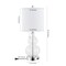 Jonathan Y Cora 22" Classic Vintage Glass LED Table Lamp with USB Charging Port, Clear, 2PK JYL1125C-SET2 - alternate 2