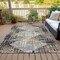 Homeroots 8' X 10' Black And Ivory Geometric Washable Indoor Outdoor Area Rug 631990 - alternate 2