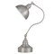 Homeroots 25" Nickel Metal Lantern Desk Table Lamp With Nickel Dome Shade 524674 - alternate 2