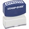 Trodat Pre-inked APPROVED Message Stamp - Message Stamp - APPROVED - 0.56in Impression Width x 1.69in 5941 - alternate 1