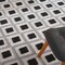 Homeroots 8' X 11' Black And White Geometric Indoor Outdoor Area Rug 546864 - alternate 3