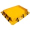 Enpac 6'x8'x8 Stinger Yellow Jacket Snap-Up Spill Berm, Yellow 57-688-YE-SU - alternate 1