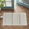 Homeroots 3' X 5' Beige and Brown Geometric Distressed Indoor Outdoor Area Rug 558745 - alternate 4