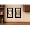 Homeroots Set Of Two Life Begins and Ends With Coffee Black Framed Print Wall Art, 2PK 408225 - alternate 2