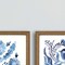 Homeroots Set Of Four Indigo Ornament I Gold Framed Print Wall Art, 4PK 416775 - alternate 2