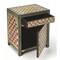 Homeroots 21in Brown And Green And Ivory Standard Accent Cabinet With One Drawer 389763 - alternate 2