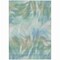 Homeroots 9' X 12' Sky Blue And Ivory Abstract Washable Indoor Outdoor Area Rug 631357 - alternate 3