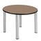 Regency Round Kee Medium Breakroom Table, 42 in W, 42 in L, Noble Oak TB42RNDNOBPCM - alternate 1