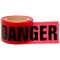 Brady Standard Barricade Tape Roll -  Polyethylene, DANGER, Black on Red, 3in  x 200ft, 200PK 91200 - alternate 1