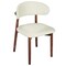 Leisuremod Sable Faux Leather Dining Chair with Rubberwood Legs SCW18W - alternate 1