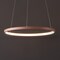Jonathan Y Brice 15.75" Modern Contemporary Metal Round Dimmable Integrated LED Pendant, Matte Pink JYL7202B - alternate 3