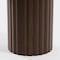 Homeroots 52" Brown Wood Pedestal Base Round Top Dining Table 720649 - alternate 3