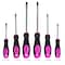 The Original Pink Box 6-Piece Magnetic Screwdriver Set, Phillips & Slotted, Pink PB6MSD - alternate 2