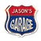 Signmission Jason's Garage, 6 inch X 6 inch, Plastic Sign, 2PK SHI-P-2PACK-6-383-JASON - alternate 1