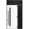 Vdomdoors Steel Door Dekton 0163 Ardesia Nero 96вЂќ/ Side and Top Exterior Window Sidelite Entry Door Painted DEKTON0163EXD-ARD-W36+16xH96+16-LH-I - alternate 2