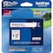 Brother 12mm (1/2") Black on White Laminated Label Tape (8m/26.2') TZE231 - alternate 1