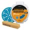 Powertec 6in 49 Holes Hook & Loop Sanding Disc, Ceramic, 80 Grit, 50PK & Abrasive Cleaning Stick 46101CN - alternate 1