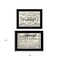 Homeroots Set Of Two Family Values 2 Black Framed Print Wall Art, 2PK 406147 - alternate 2