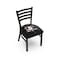 Holland Bar Stool Co BlackLogo Chair, VinylSeat L00418AnaDks - alternate 1