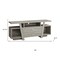 Homeroots 60in Deep Taupe Open Shelving TV Stand 332932 - alternate 2