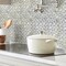 Apollo Tile Snow White 10.8 in x 10.8 in Glass Glossy Floor and Wall Mosaic Tile 8.1 sqft/case, 10PK APLATR8801A - alternate 3