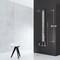 Vigo 58 in. H x 5 in. W 4-Jet Shower Panel System with Square Head & Hand Shower Wand in Stainless Steel VG08021ST - alternate 2