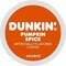 Dunkin K-Cup Pumpkin Spice Coffee, Compatible with K-Cup Brewer, Medium, K-Cup, 4PK 5000364868 - alternate 1