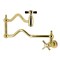 Kingston Brass Wall Mount Pot Filler Faucet, Polished Brass KS2102ZX - alternate 1