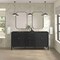 James Martin Vanities Myrrin 72" Vanity, Carbon Oak, w/ 3 CM Phantome Eclos Top 485-V72-CBO-3PHT - alternate 3