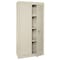 Sandusky Lee Shelving Storage Cabinet, 72 in H, 30 in W, 18 in D, Swing, Keyed, Putty, 3 Shelves, 0 Drawers VF31301872-07 - alternate 1