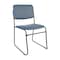 Flash Furniture HERCULES 500 lb. Capacity High Density Navy Vinyl Stacking Chair with Sled Base XU-8700-NVY-B-VYL-30-GG - alternate 1