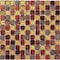 Apollo Tile Gold Red 11.7 in x 11.7 in Glass, Resin Glossy Floor and Wall Mosaic Tile 4.75 sqft/case, 5PK APLBDA882307A - alternate 1