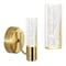 Jonathan Y Bolha 5.5" 1-Light Minimalist Modern Bubble Acrylic/Iron Integrated LED Vanity Light, Brass Gold JYL7222B - alternate 1