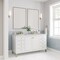 James Martin Vanities Chicago 60'' D Vanity, Glossy White, w/ Jasmine Pearl Silestone Top w/FreePower Wireless Charger 503-V60D-GW-FEJP - alternate 4