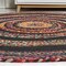 Jonathan Y Abyss Braided Bohemian Coastal Round Jute Red/Multi 6 ft Round Area Rug RNF117A-6R - alternate 2