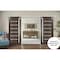 Sartodoors Sturdy Double Barn Door with Frosted Glass 36x84 (2* 18x84) Solid Core Modern Interior QUADRO4088DB-S-CA-3684 - alternate 1