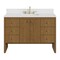 James Martin Vanities Hudson 48" Single Vanity, Honey Oak w/ 3 CM White Zeus Silestone Top 435-V48-HNO-3WZ - alternate 5