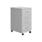 Space Solutions 14.25 in W 4 Drawer Mobile Organizer, Arctic Silver 25947 - alternate 1