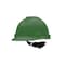 Msa Safety V-Gard Slotted Cap, HDPE, Fas-Trac III Suspension, Type I, Class E, Green (standard size) 475362 - alternate 1
