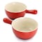 Crock-Pot Crock Pot 2 Piece Stoneware 22oz Soup Bowl Set with Long Handle in Gradient Red 97093.02 - alternate 2