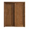 Sartodoors Sliding Closet Bypass Doors 48 x 80 inches, Ego 5006 Cognac Oak Veneer, Rails Hardware Set, Wood EGO5006DBD-DKO-48 - alternate 1
