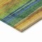 Homeroots 8' Green Teal Blue And Copper Round Striped Washable Indoor Outdoor Area Rug 631211 - alternate 3