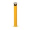 Zoro Select Bollard , 42 in H, Yellow , Carbon Steel BOL-JKS-42-5.5 - alternate 1