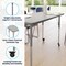 Flash Furniture Commercial Adjustable Height Rectangular Activity Table - Locking Casters-LTGY XU-A2448-REC-LTGRY-T-A-CAS-GG - alternate 4